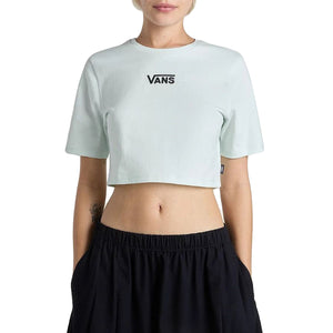 FLYING V CREW CROP II HINT OF MINT - Maglietta Girocollo Cropped Donna Verde VN000GFFRNE1 . VANS 
