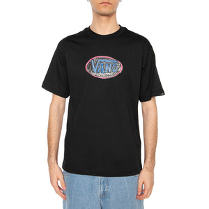 Scribblex SS Black - Maglietta Girocollo Uomo Nera VN000NHWBLK1 . VANS 