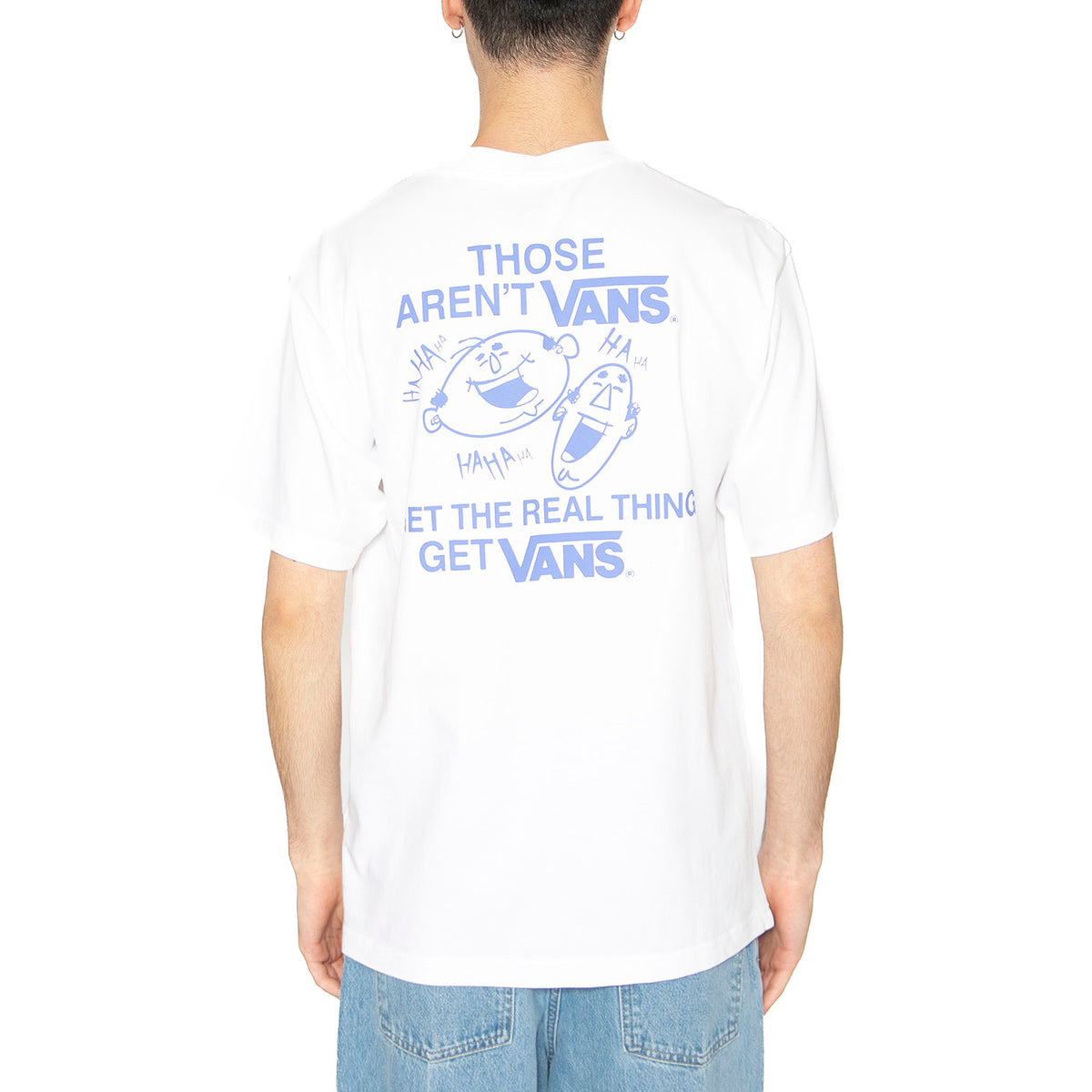 Cuckling Duo Loose SS Tee White - Maglietta Girocollo Uomo Bianca VN000NU0WHT1 . VANS 