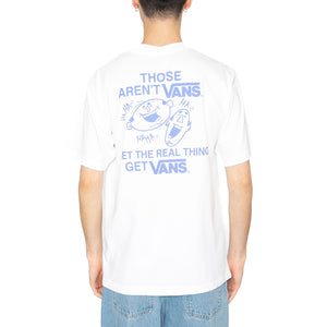 Cuckling Duo Loose SS Tee White - Maglietta Girocollo Uomo Bianca VN000NU0WHT1 . VANS 