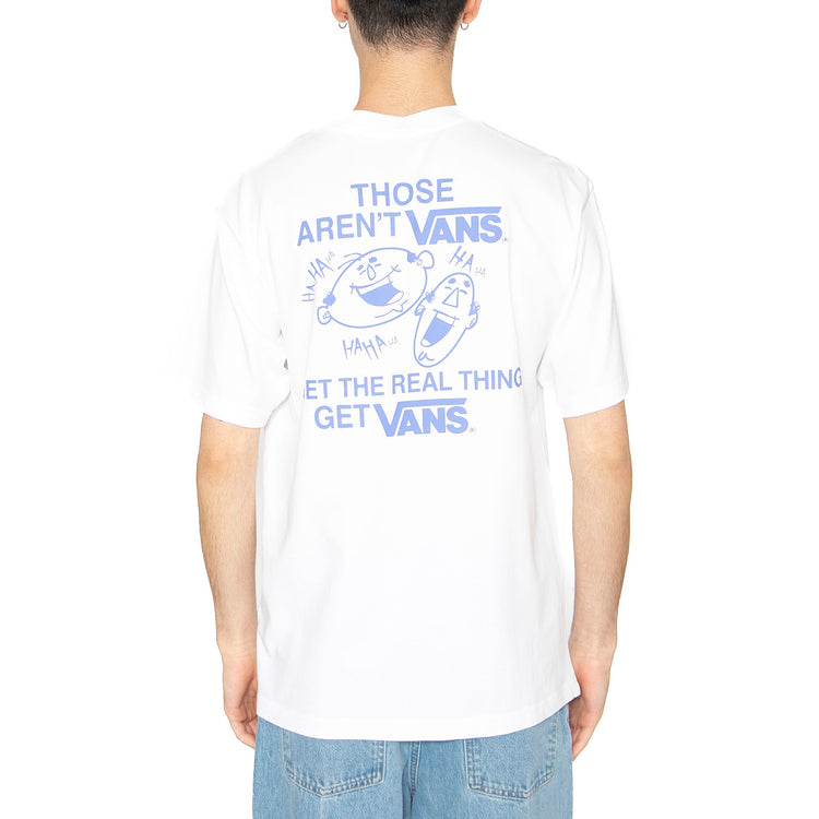 Cuckling Duo Loose SS Tee White - Maglietta Girocollo Uomo Bianca VN000NU0WHT1 . VANS 