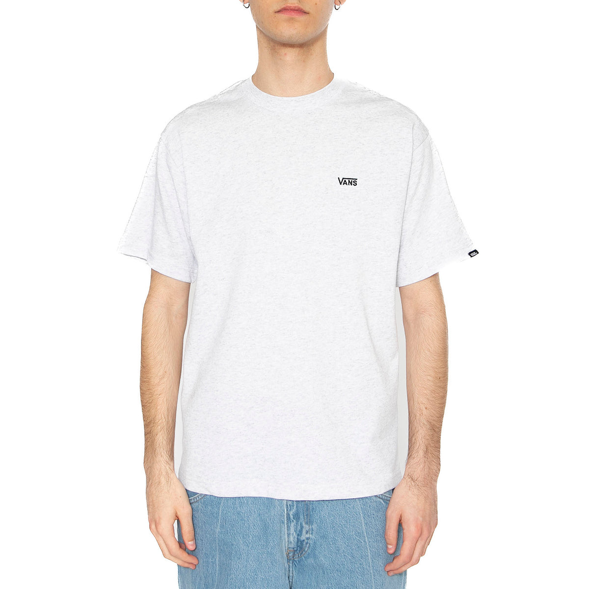 Left Chest II Loose SS Light Grey Heather - Maglietta Girocollo Uomo Grigia VN000P1P1QI1 . VANS 
