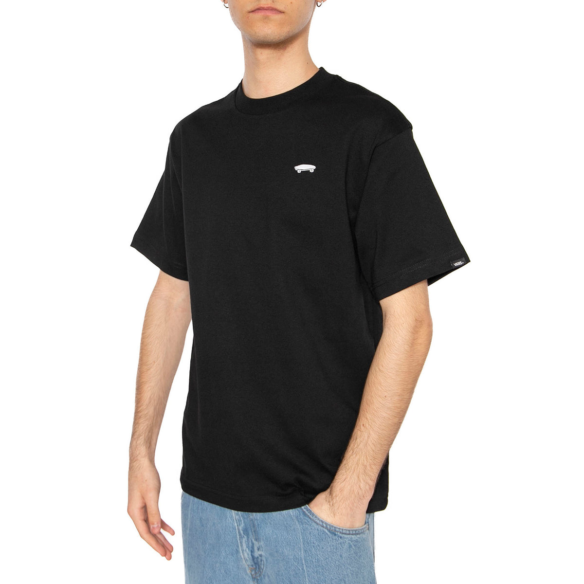 Salton Loose SS Black - Maglietta Girocollo Uomo Nera VN000P56BLK1 . VANS 