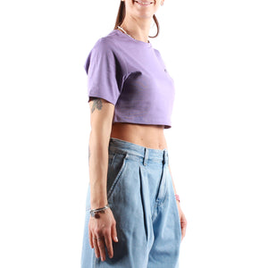 W STYLE 76 II CREW CROP SS PURPLE HAZE - Maglietta Girocollo Cropped Donna Viola VN000P5V6PH1 . VANS 
