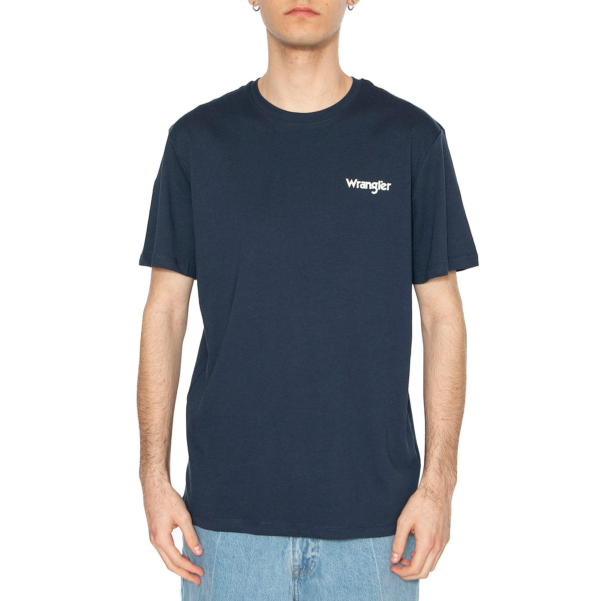 2-Pack Sign Off Tee True Navy / Black - Set Composto da Maglietta Girocollo Uomo Blu + Maglietta Girocollo Uomo Nera 112334265 . WRANGLER 