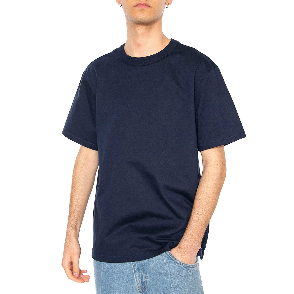 SS Solid Tee Navy - Maglietta Girocollo Uomo Blu 112357358 . WRANGLER 