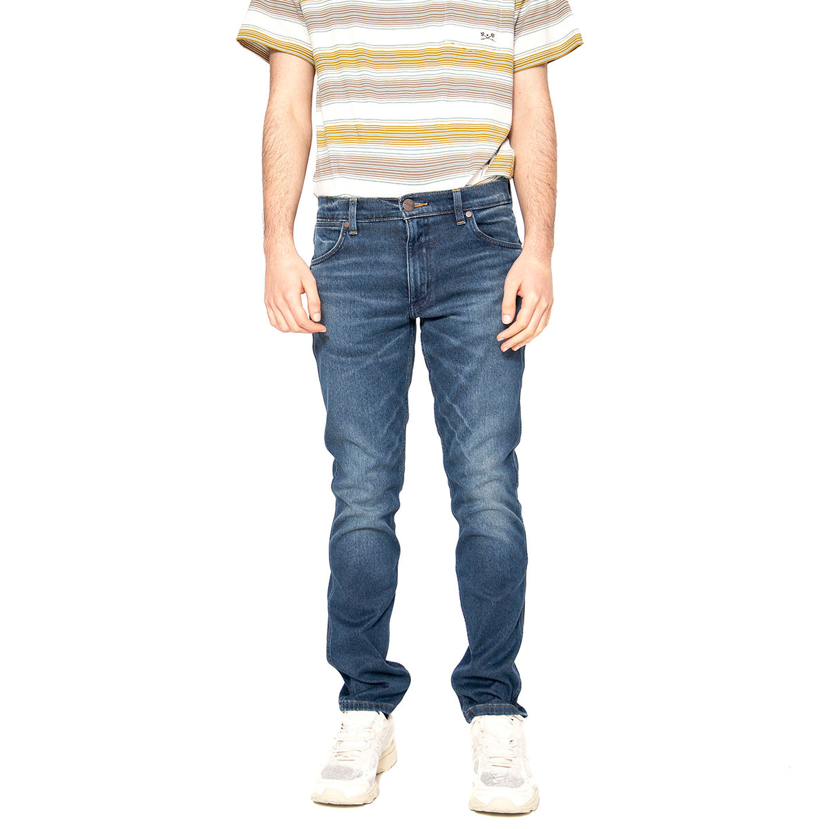 Greensboro Denim Dusk - Pantaloni Denim Jeans Uomo Blu 112362444 . WRANGLER 