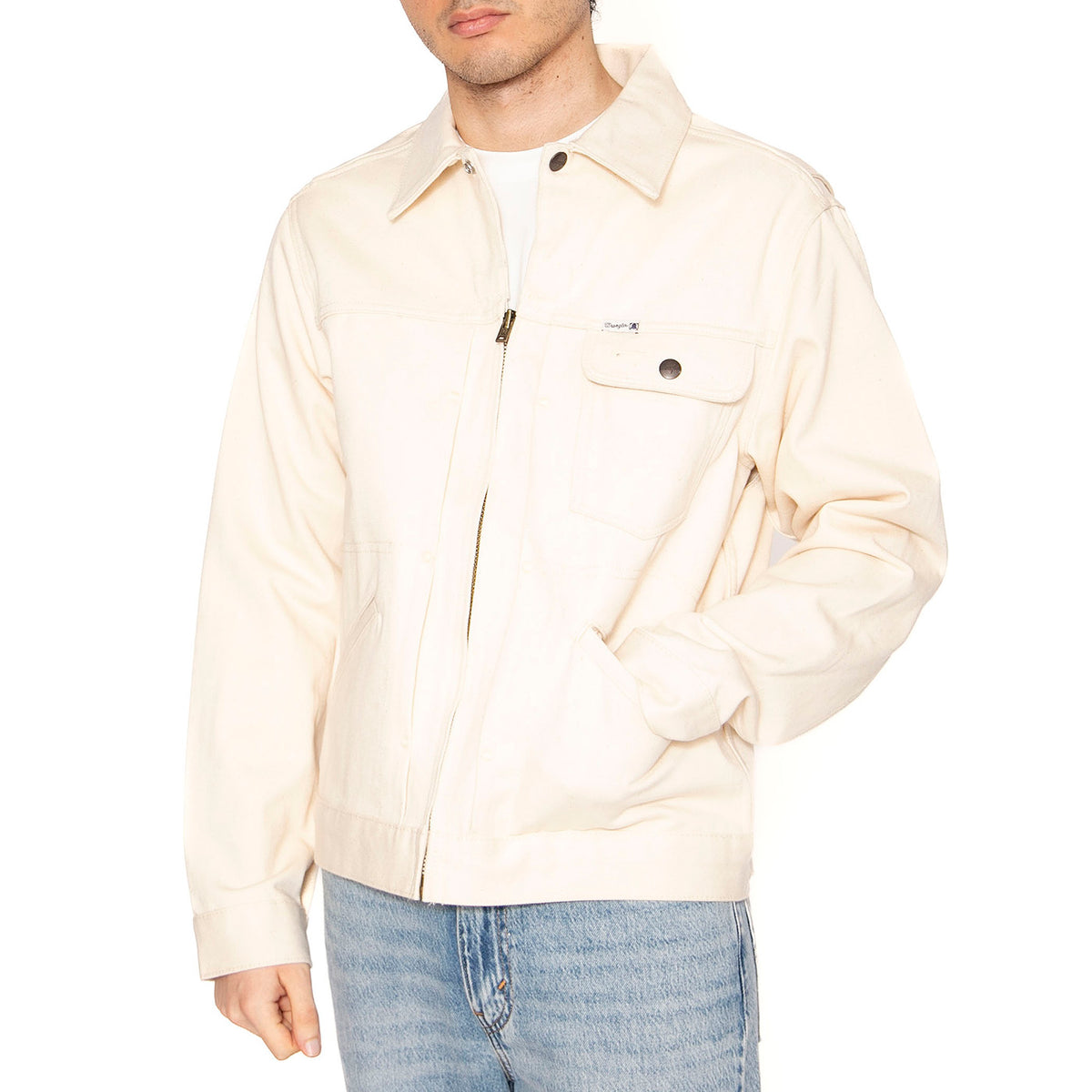 Embroidered Jacket Ecru - Giacca Uomo Bianca 112362652 . WRANGLER 