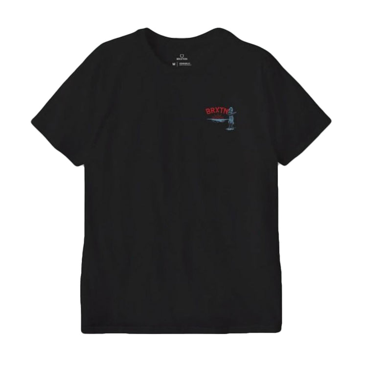 GOOD TIME S/S TLRT BLACK - Maglietta Girocollo Uomo Nera 16858-BLACK . BRIXTON 