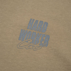 WORKER T-SHIRT MILITARY OLIVE - Maglietta Girocollo Uomo Verde 6010134-12365 . CAT 
