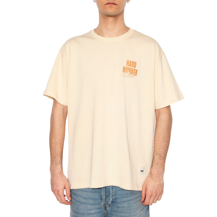Workwear T-Shirt White - Maglietta Girocollo Uomo Bianca 6010134-13-1009 . CAT 