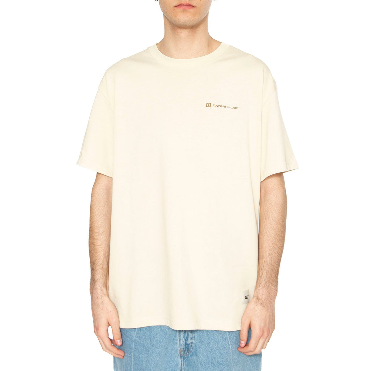 Better Palce T-Shirt - Maglietta Girocollo Uomo Beige 6010137-13-1009 . CAT 