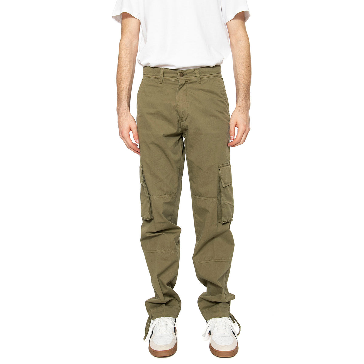 Light Cargo Black Pant Green - Pantaloni Uomo Verdi 6080149-12365 . CAT 