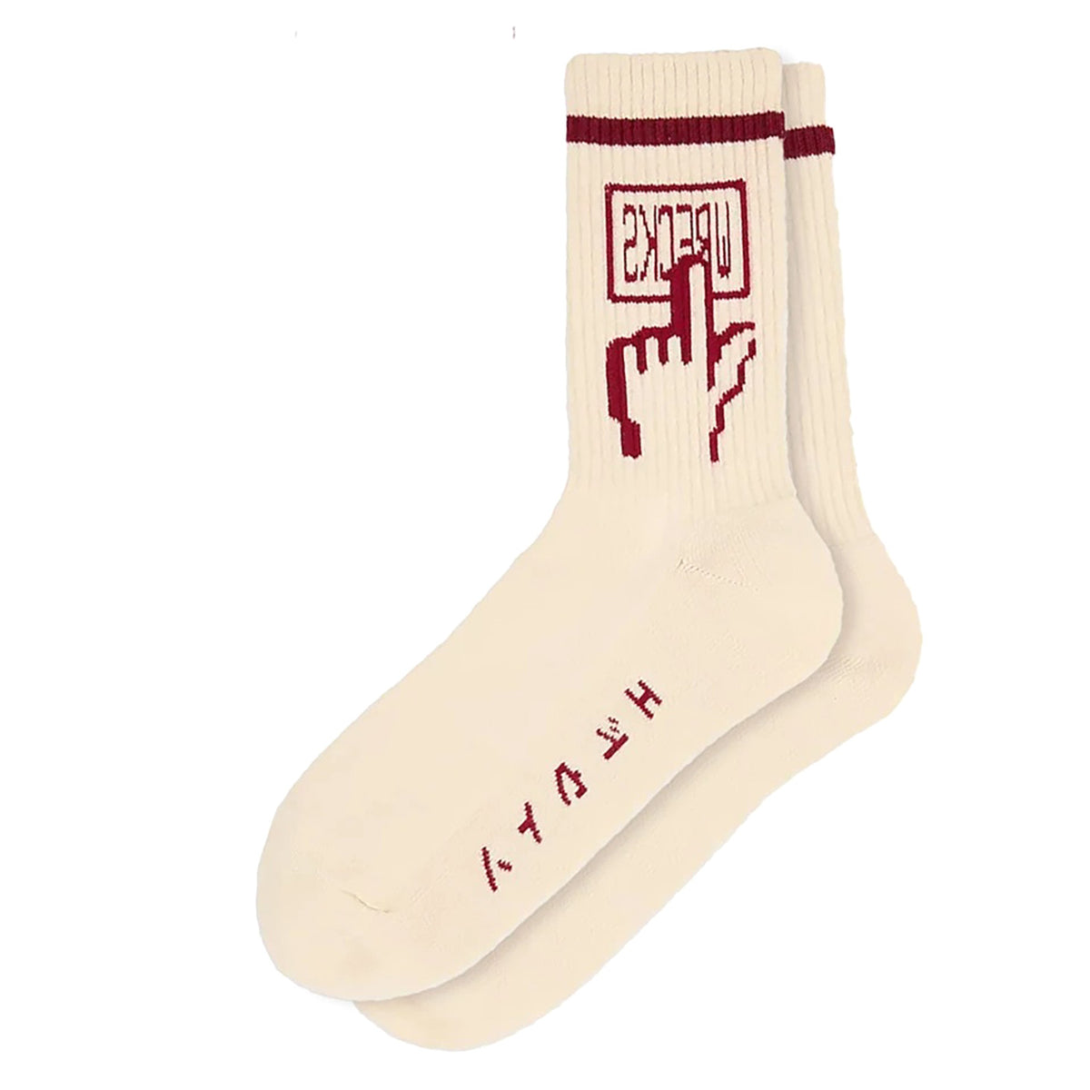 Clicker Socks Natural - Calzini Beige I033267.05.67. . EDWIN 