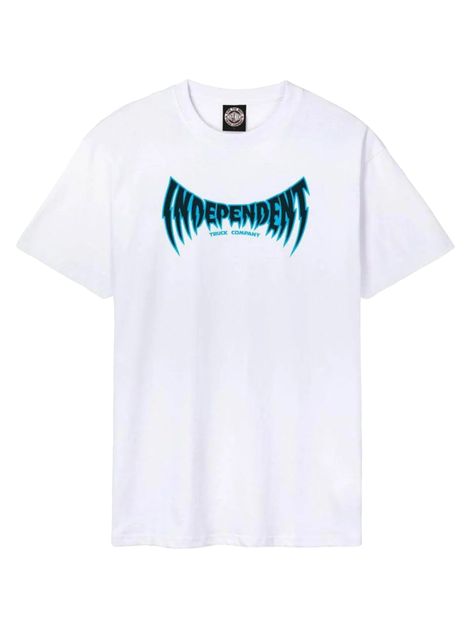 T-SHIRT VOLTAGE SPAN WHITE - Maglietta Girocollo Uomo Bianca INA-TEE-7192 . INDEPENDENT 