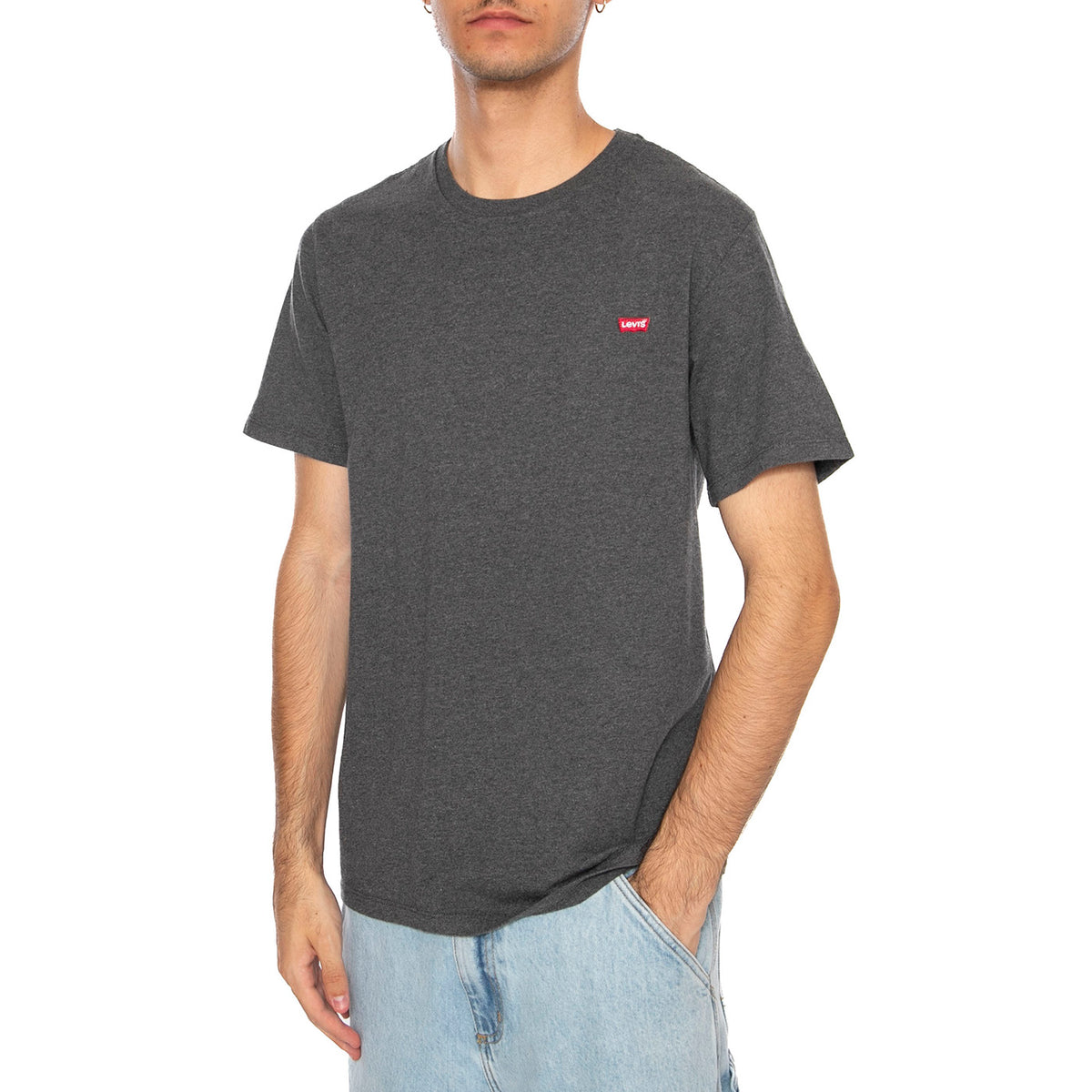 Levi's T-shirt Housemark Charcoal - Maglietta Girocollo Uomo Grigia 56605-0149 . LEVIS 