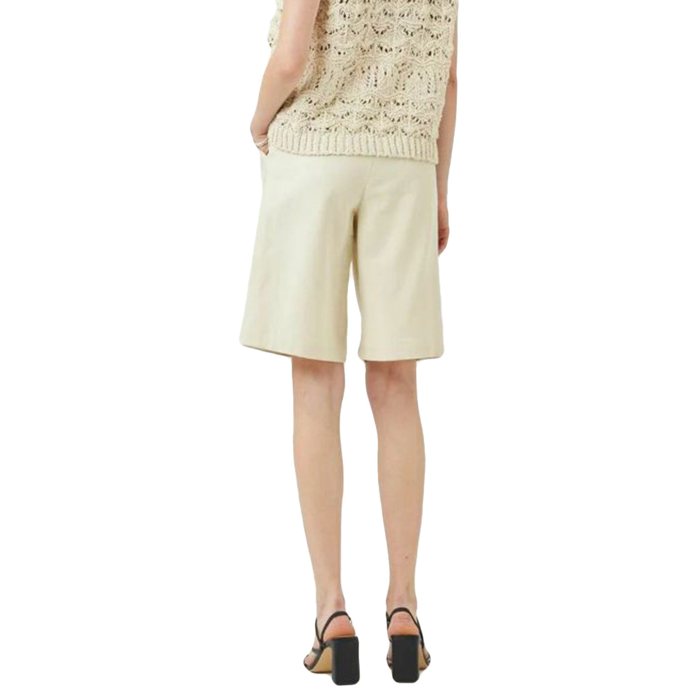 ESTHELLE 3028 BEIGE - Bermuda Donna Beige 227353028-1105 . MINIMUM 