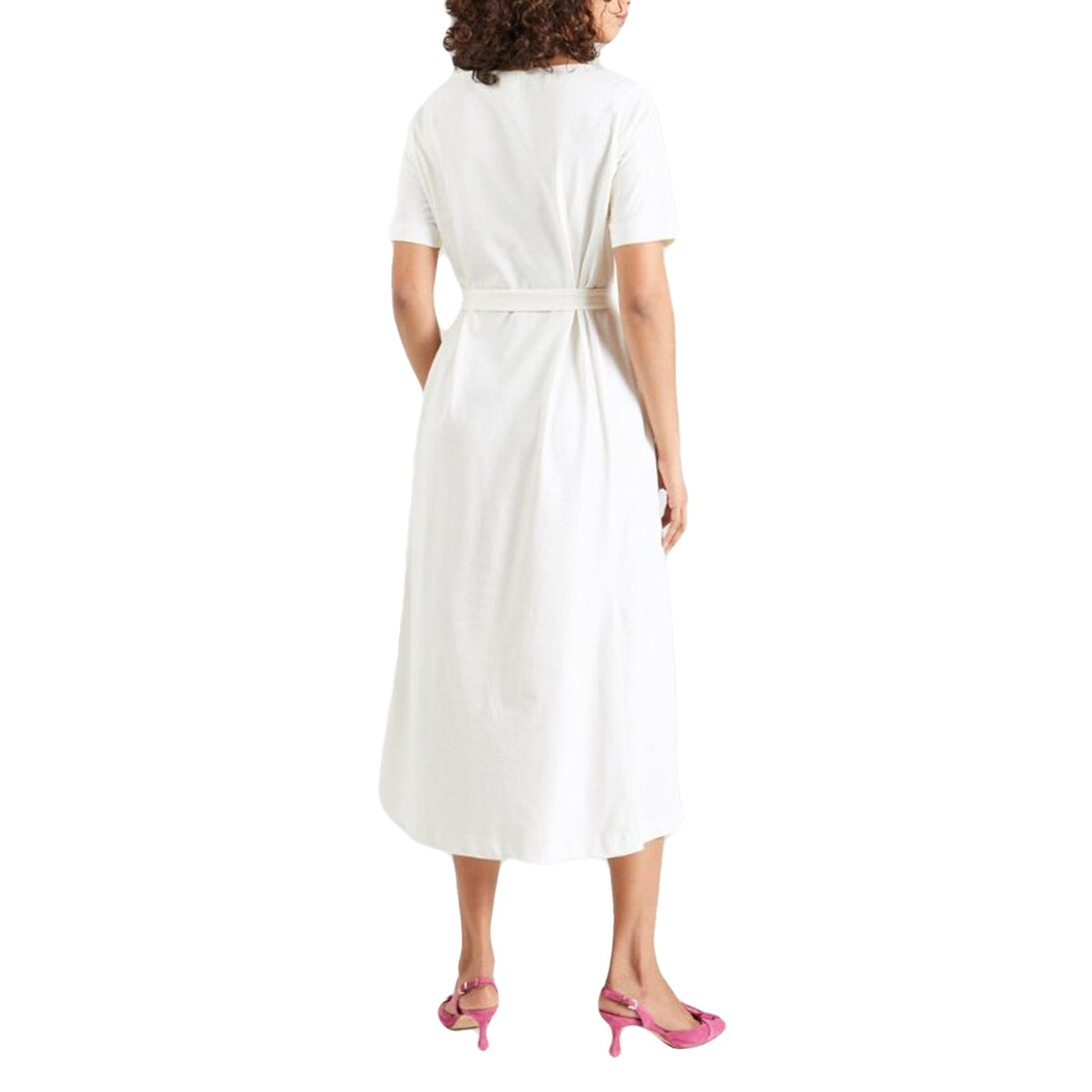 BILLINA 9760 WHITE - Abito Lungo Donna Bianco 228769760-0608 . MINIMUM 
