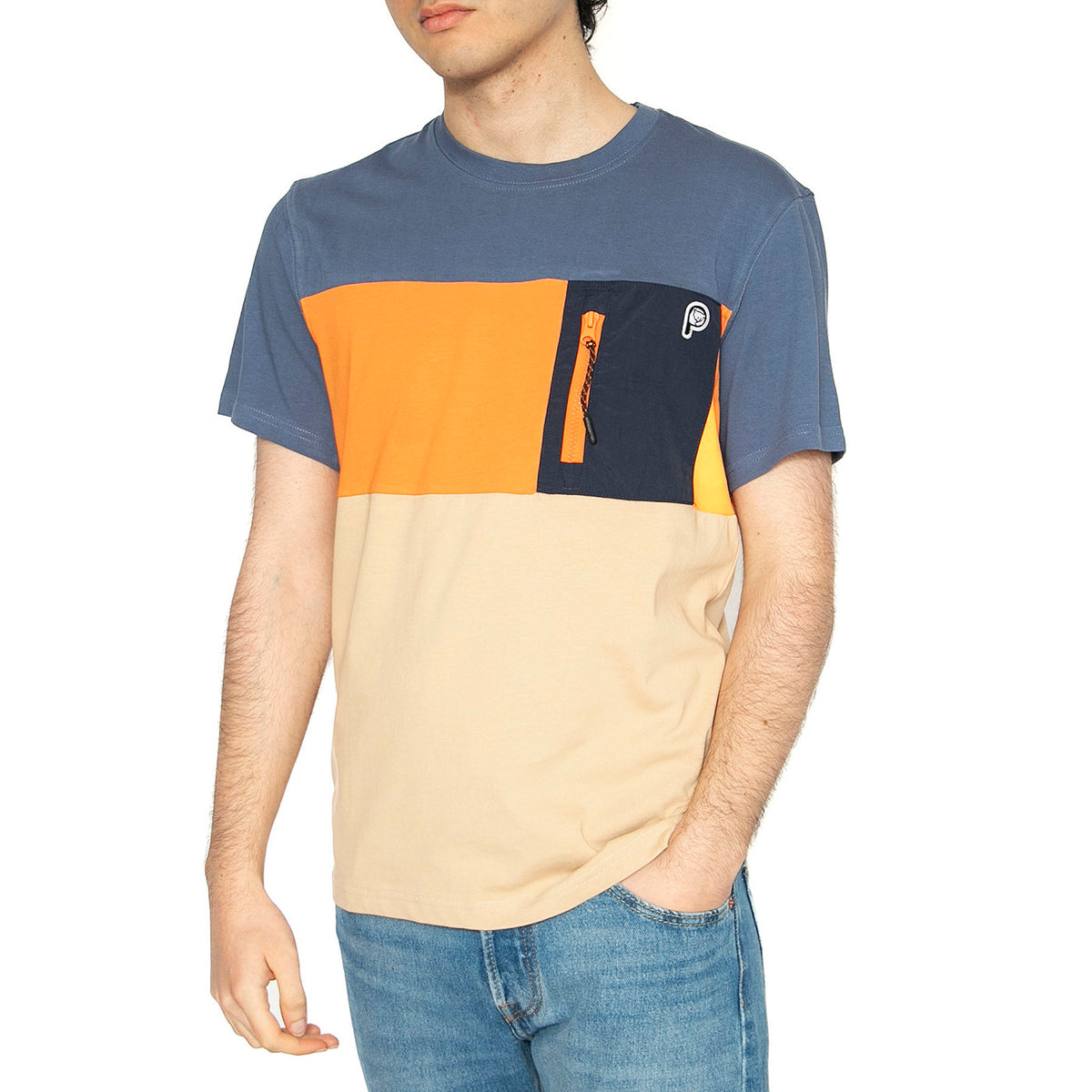 The Penfiled Mattawa T-Shirt Cuban Sand - Maglietta Girocollo Uomo Multicolore PFD0162-C83 . PENFIELD 