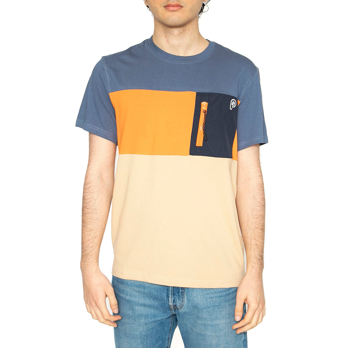 The Penfiled Mattawa T-Shirt Cuban Sand - Maglietta Girocollo Uomo Multicolore PFD0162-C83 . PENFIELD 