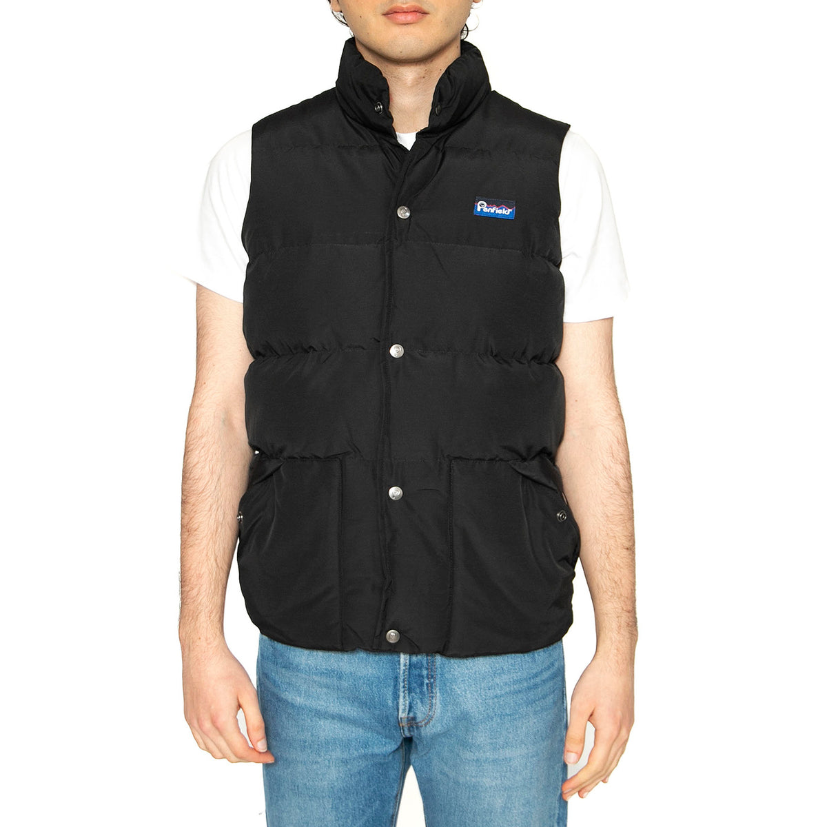 Outback Vest Black - Giacca Smanicata Uomo Nera PFD0582-023 . PENFIELD 