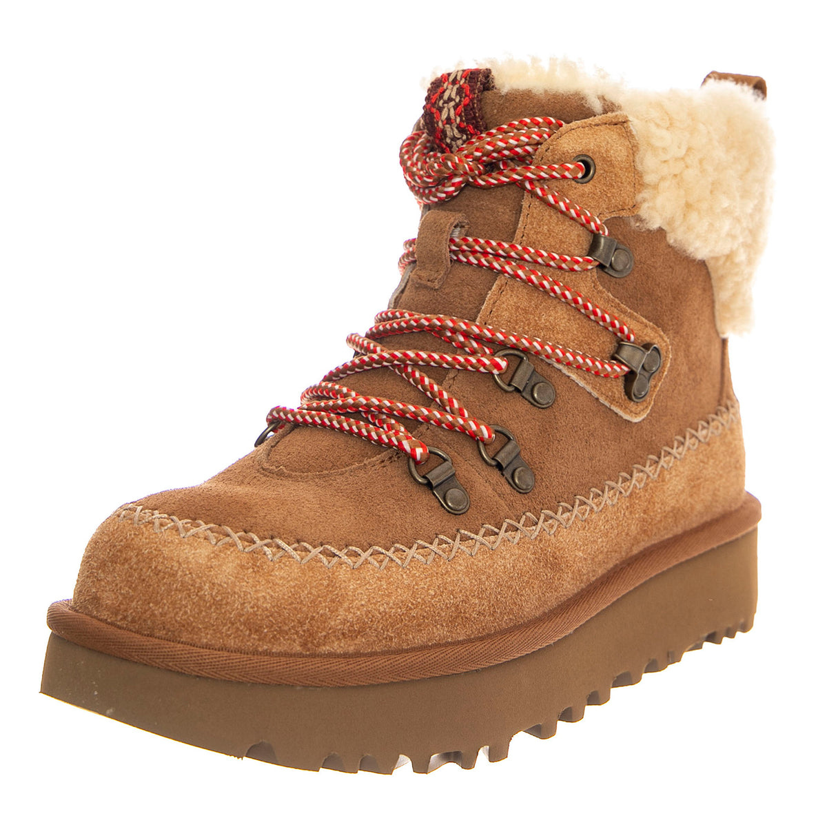 W Classic Alpine Lace-Up Chestnut - Stivali Donna Marroni UGSCALPLCHE1158271W . UGG 