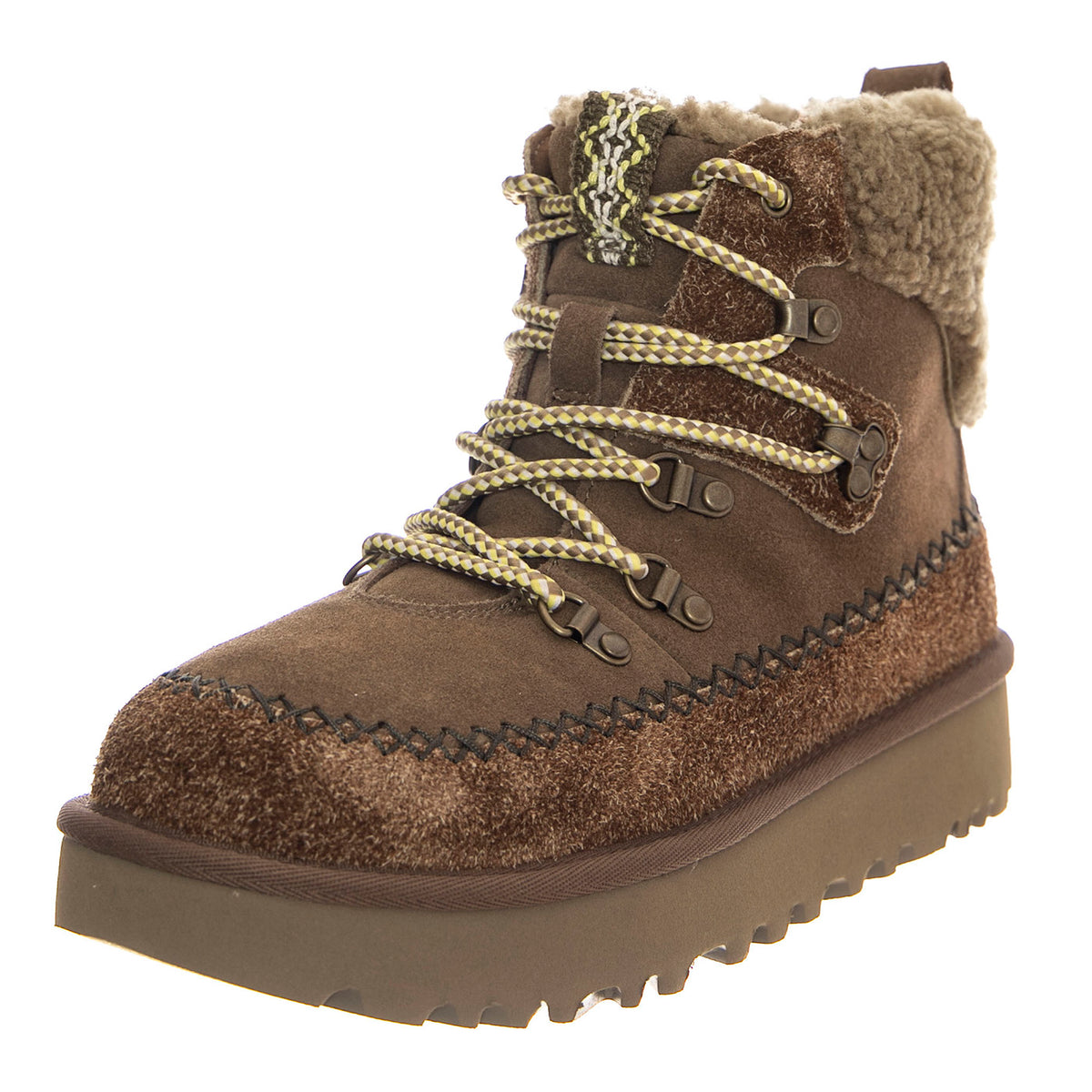 W Classic Alpine Lace-Up Hickory - Stivali Donna Marroni UGSCALPLHCK1158271W . UGG 