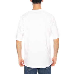 S/S Ray T-Shirt White - Maglietta Girocollo Uomo Bianca I035306.02XX . CARHARTT WIP 