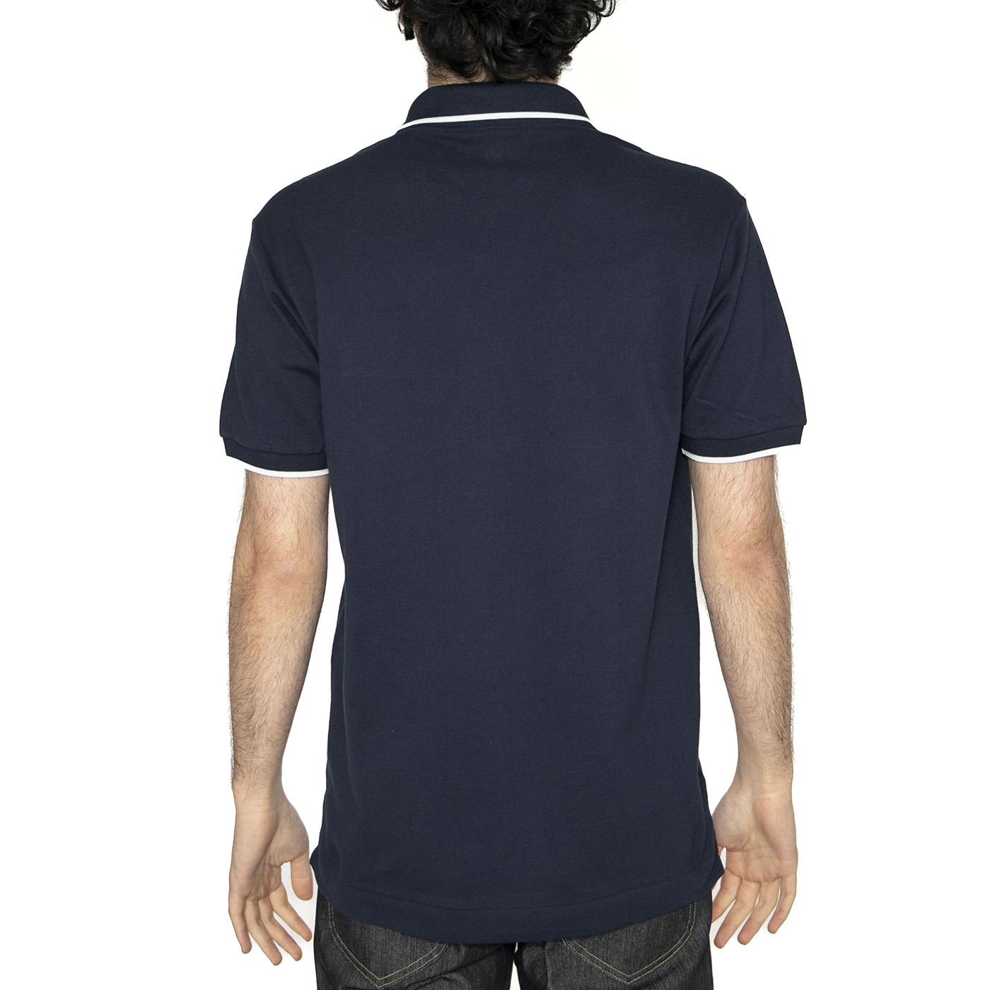 Maglietta M/C HHW Polo Shirt Blue - Polo Uomo Blu PH9838-HHW . LACOSTE 