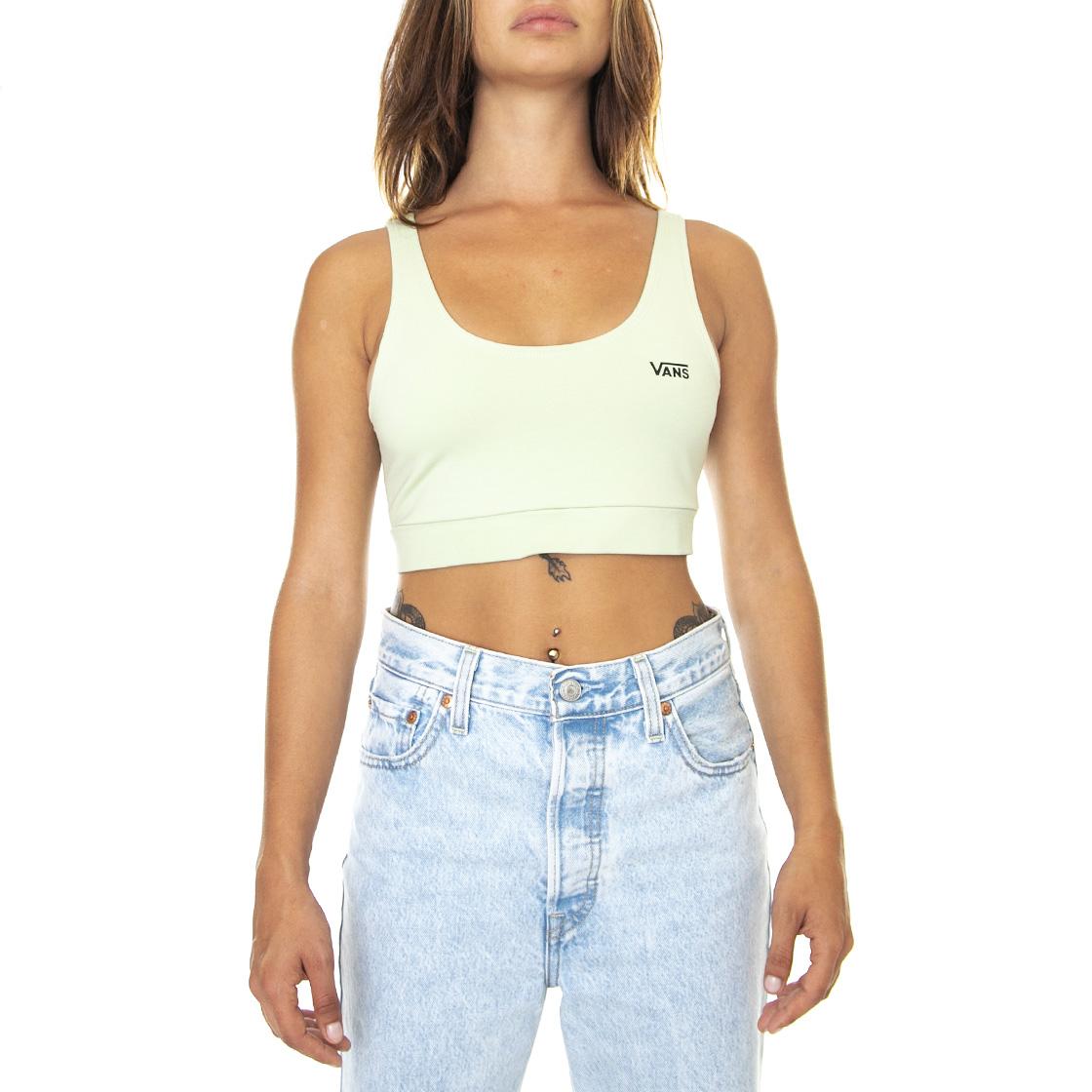 Wm Flying V Bralette - Top Donna Verde / Celadon Green VN0A7PNCYSJ1  VANS 
