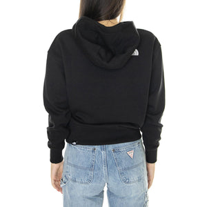 W Essential Hoodie Tnf Black - Felpa con Cappuccio Donna Nera NF0A7ZJDJK31  THE NORTH FACE 