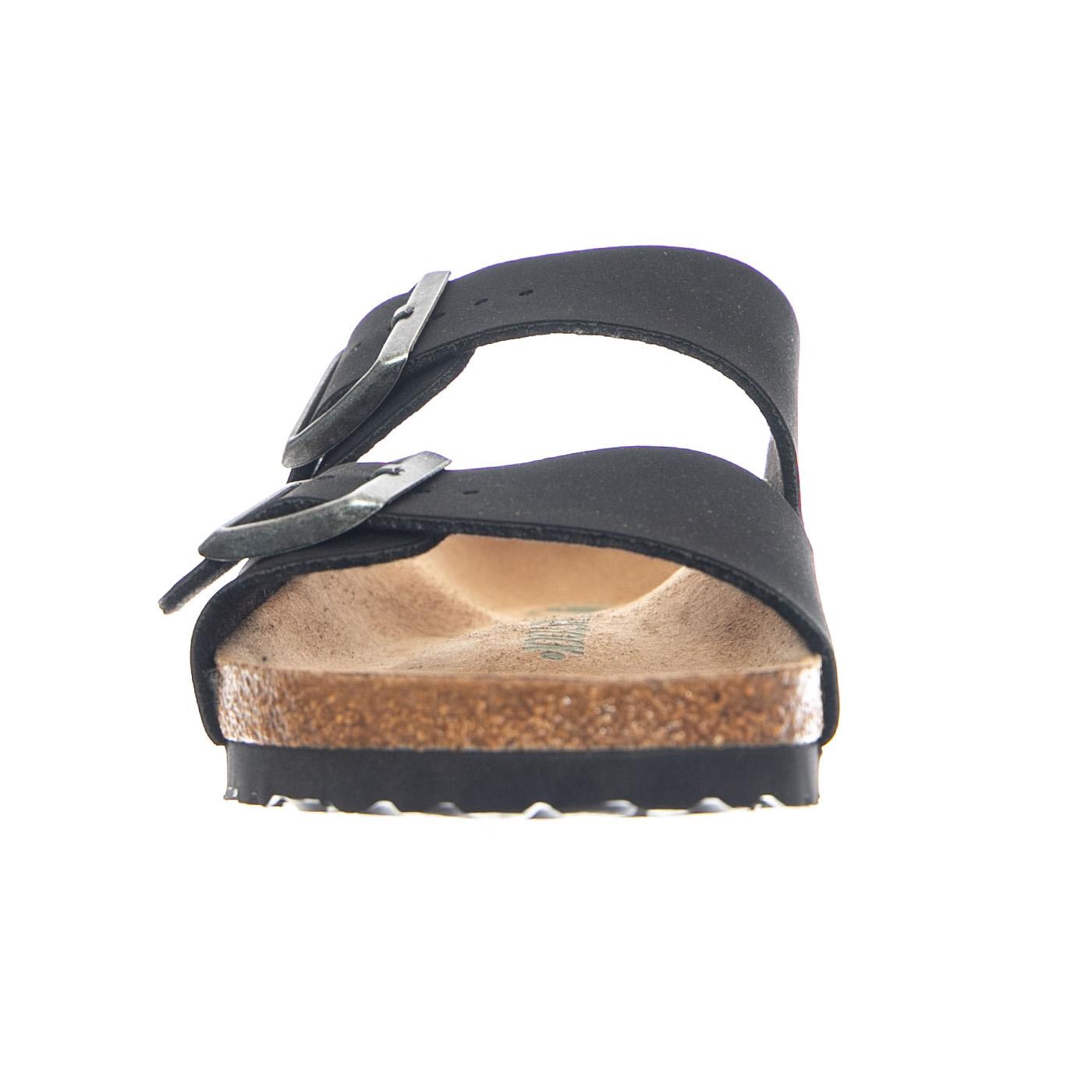 Arizona Vegan Birkibuc Narrow Fit Earthy Black - Sandali Uomo / Donna Neri 1019057 EBK BIRKENSTOCK 