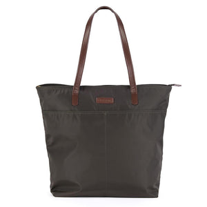 Edderton Tote Bag Olive - Borsa Shopping Bag Marrone 222MLBA0357-OL11  BARBOUR 