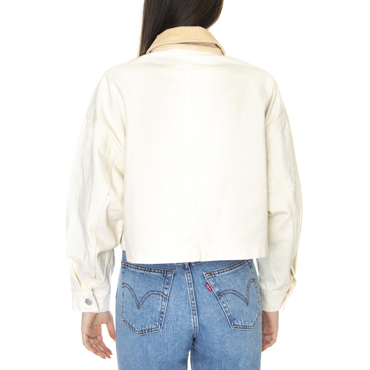 Trudy Work Jacket Unbleached - Giacca Estiva Donna Beige 221160035-UBL  OBEY 