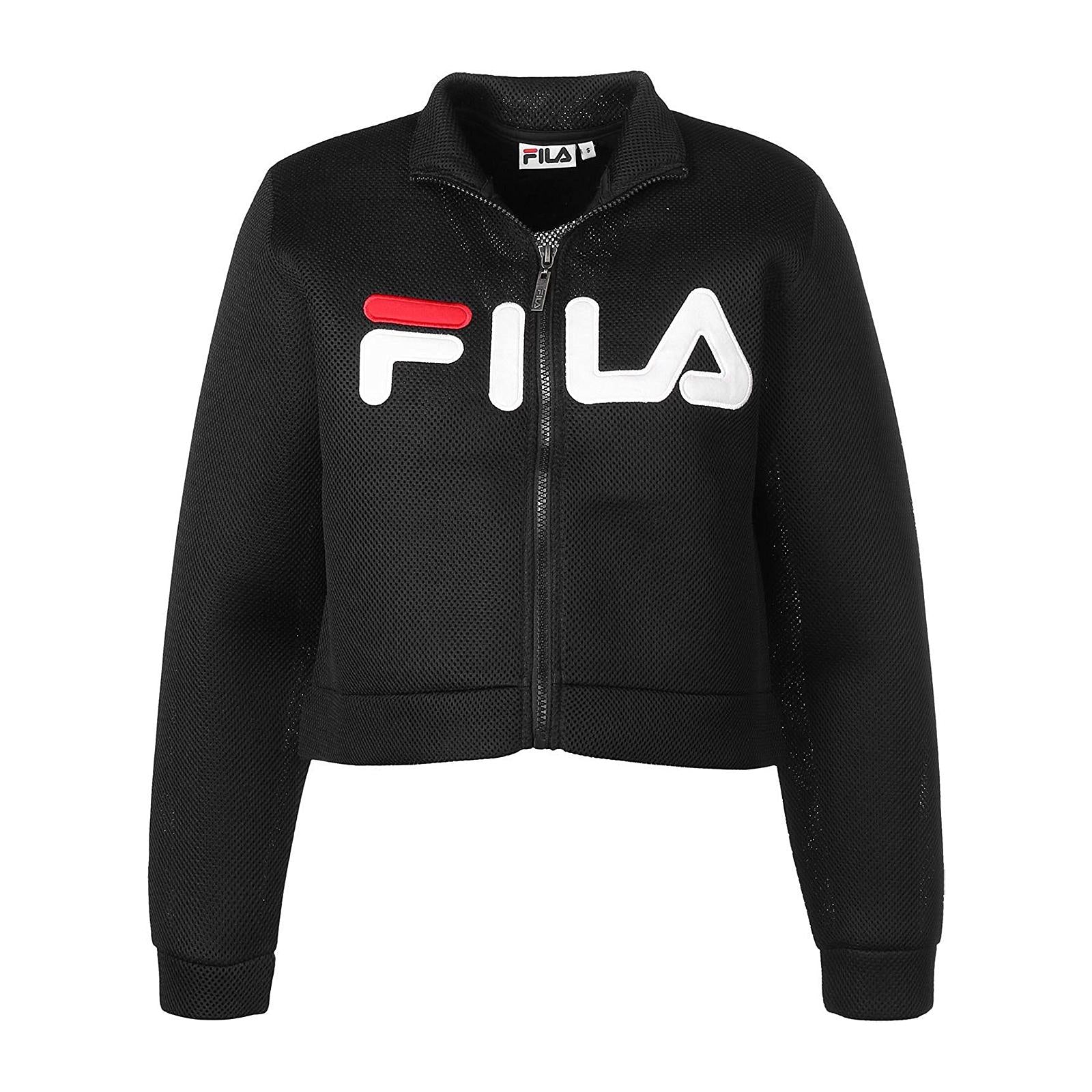 women nicole cropped jacket black 682111-002  FILA 