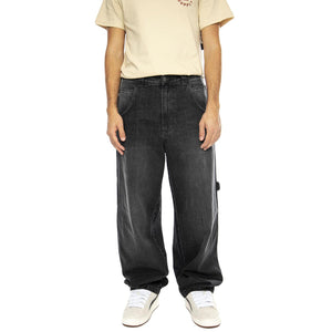 R-Bianco Alonato Used Dark Blue - Pantaloni Denim Jeans Uomo Blu DENIMBLUE-OUB  BLUESKIN 