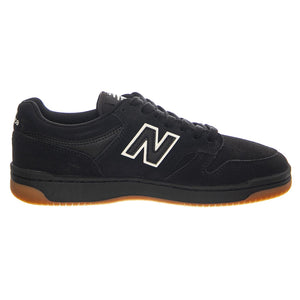 Numeric Skateboarding Black Leather / Textile - Scarpe Profilo Basso Uomo Nere NM480SBW  NEW BALANCE 