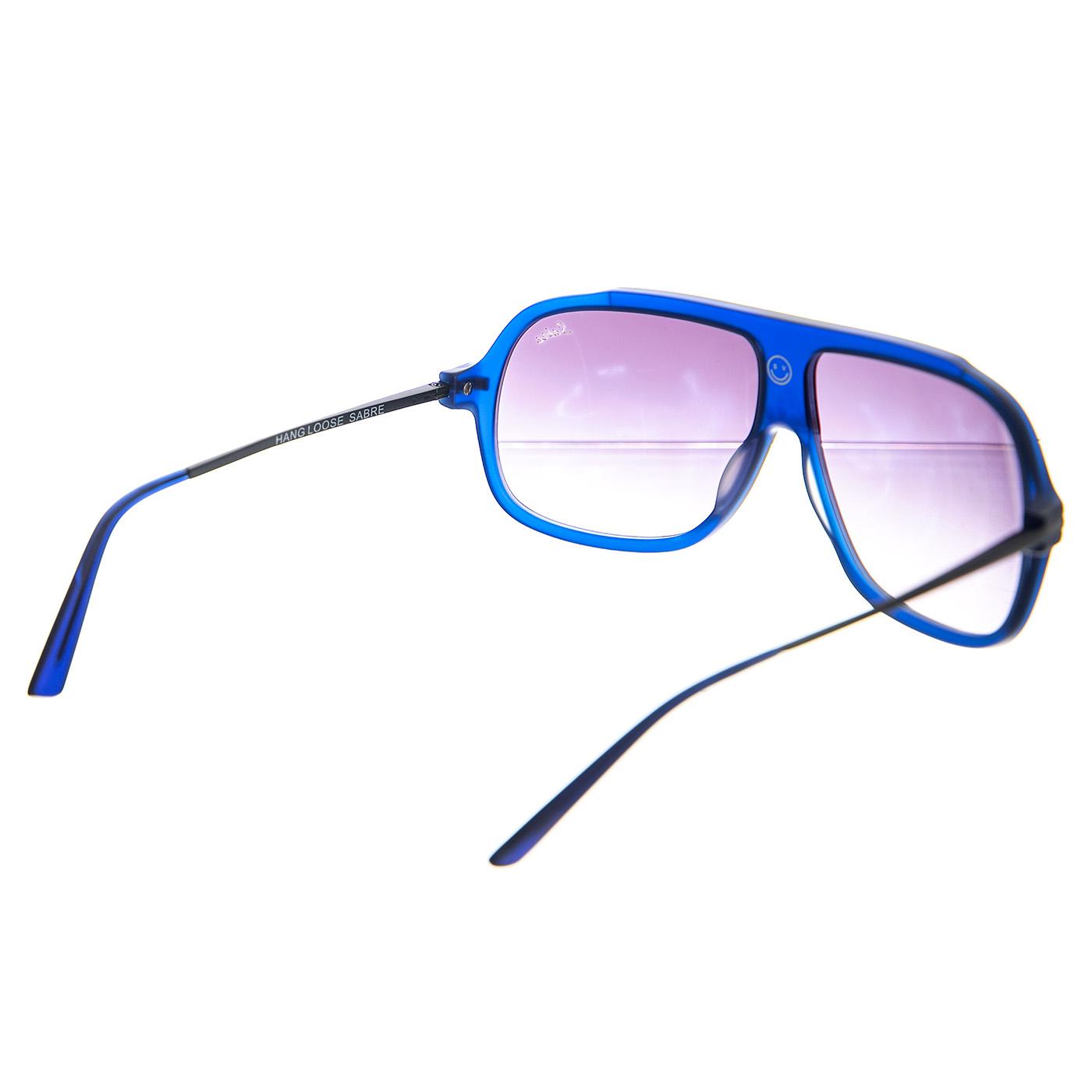 Purple Haze Navy Gel / Grey UV400 Protection - Occhiali da Sole Viola SV31-652  SABRE 