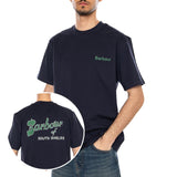 OS FIT ARCHIVE LOGO T-SHIRT NAVY - Crewneck T-Shirt Herren Blau - Herren BARBOUR