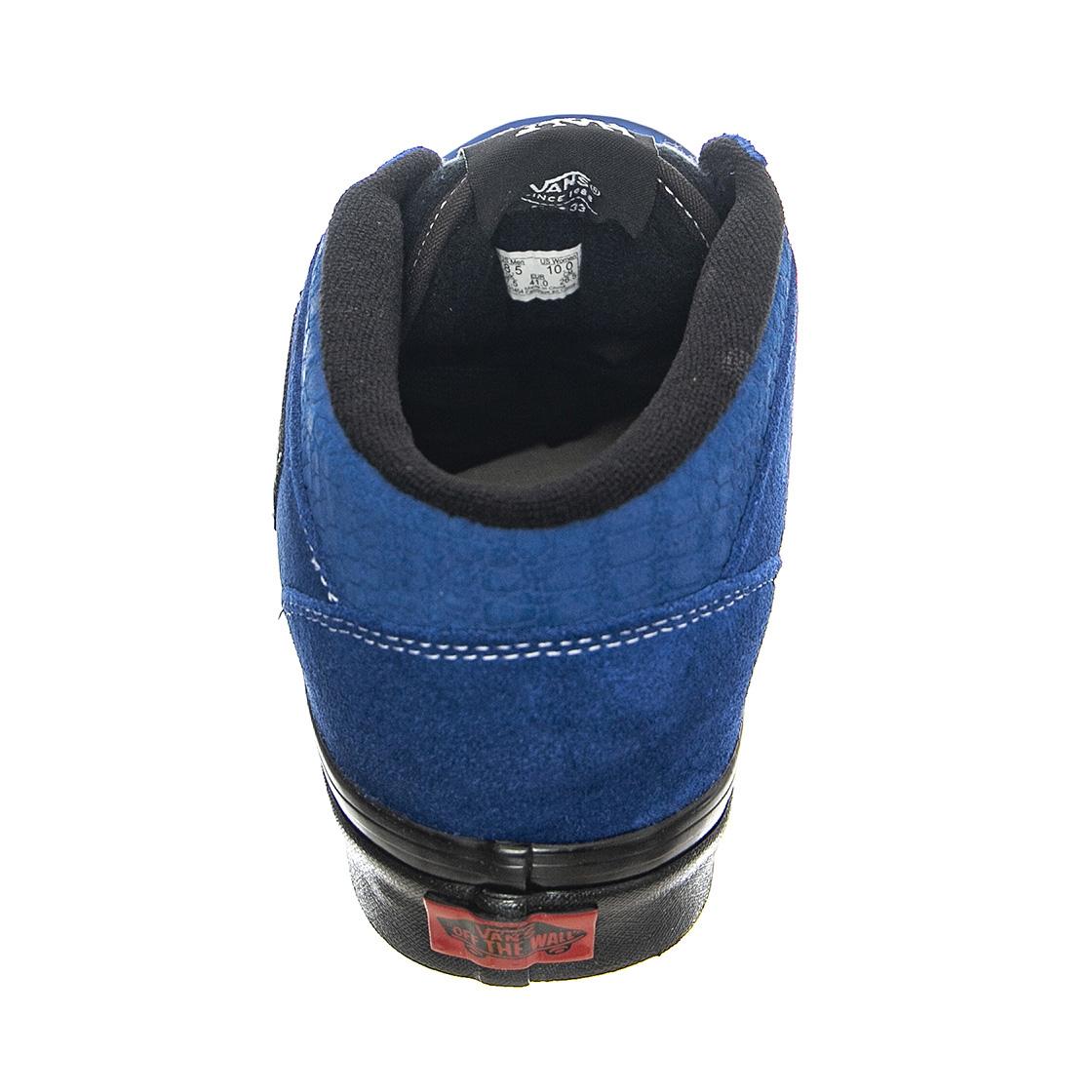 UA Half Cab 33 DX ANFC OGCR Navy - Scarpe Stringate Mezzo Collo Uomo Nere / Blu Navy VN0A5KX6Y401  VANS 