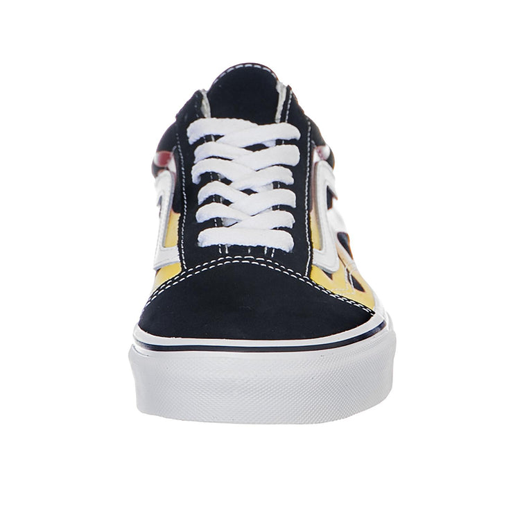 Ua Old Skool - Flame / Black - Scarpe Basse Uomo / Donna Nere VA38G1PHN  VANS 