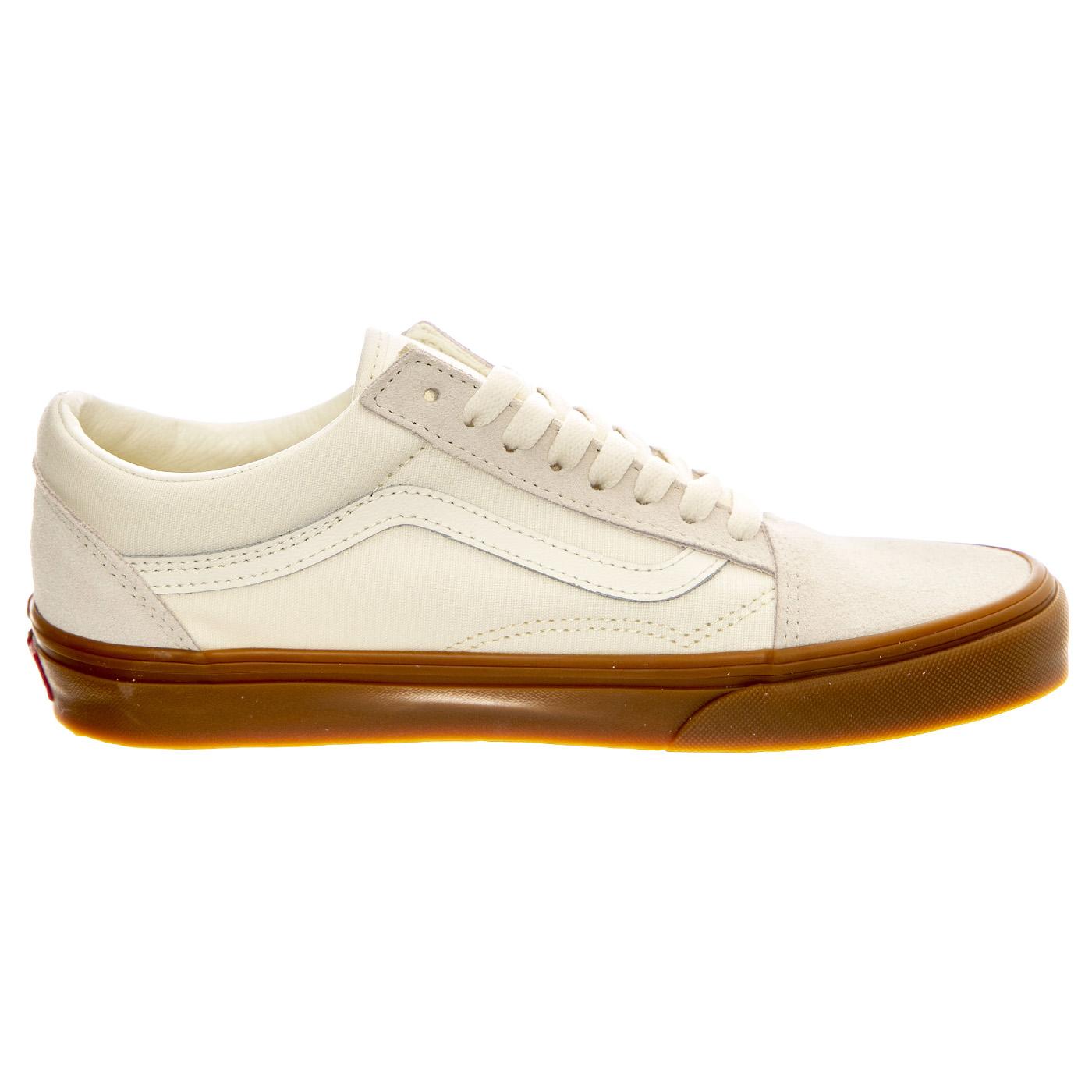 Old Skool Marshmallow / Gum - Scarpe Stringate Profilo Basso Uomo Bianche VN000CR5OVM1  VANS 