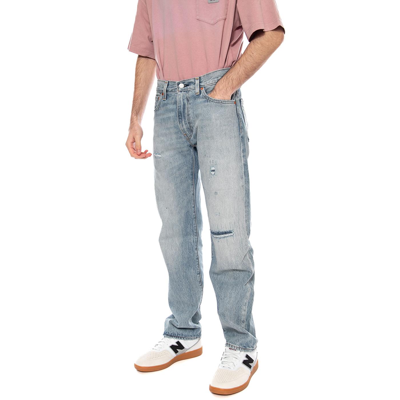 JEANS 555 TENSION DESTRUCTED - Pantaloni Denim Uomo Blu 000LO 0054 LEVIS 