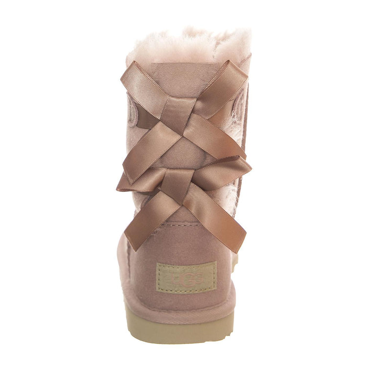 Bailey Bow II Rose Grey - Stivaletti Bambino Rosa UGKBLBOWRSGY1017394K  UGG 
