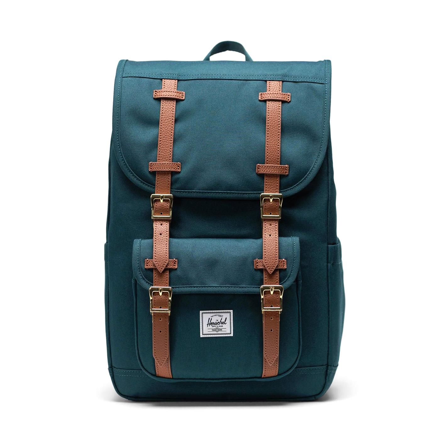 Herschel Little America Backpack Dark Sea - Zaino Verde 11391-06551-OS 06551 HERSCHEL 