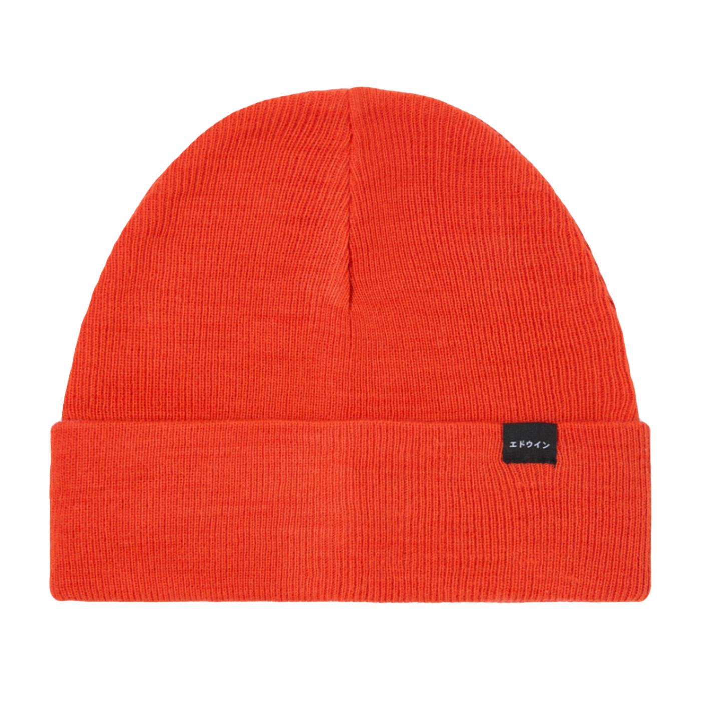 Watch Cap Beanie Tangerine Tango - Berretto Arancione I028623.1WE.67. 1WE.67 EDWIN 