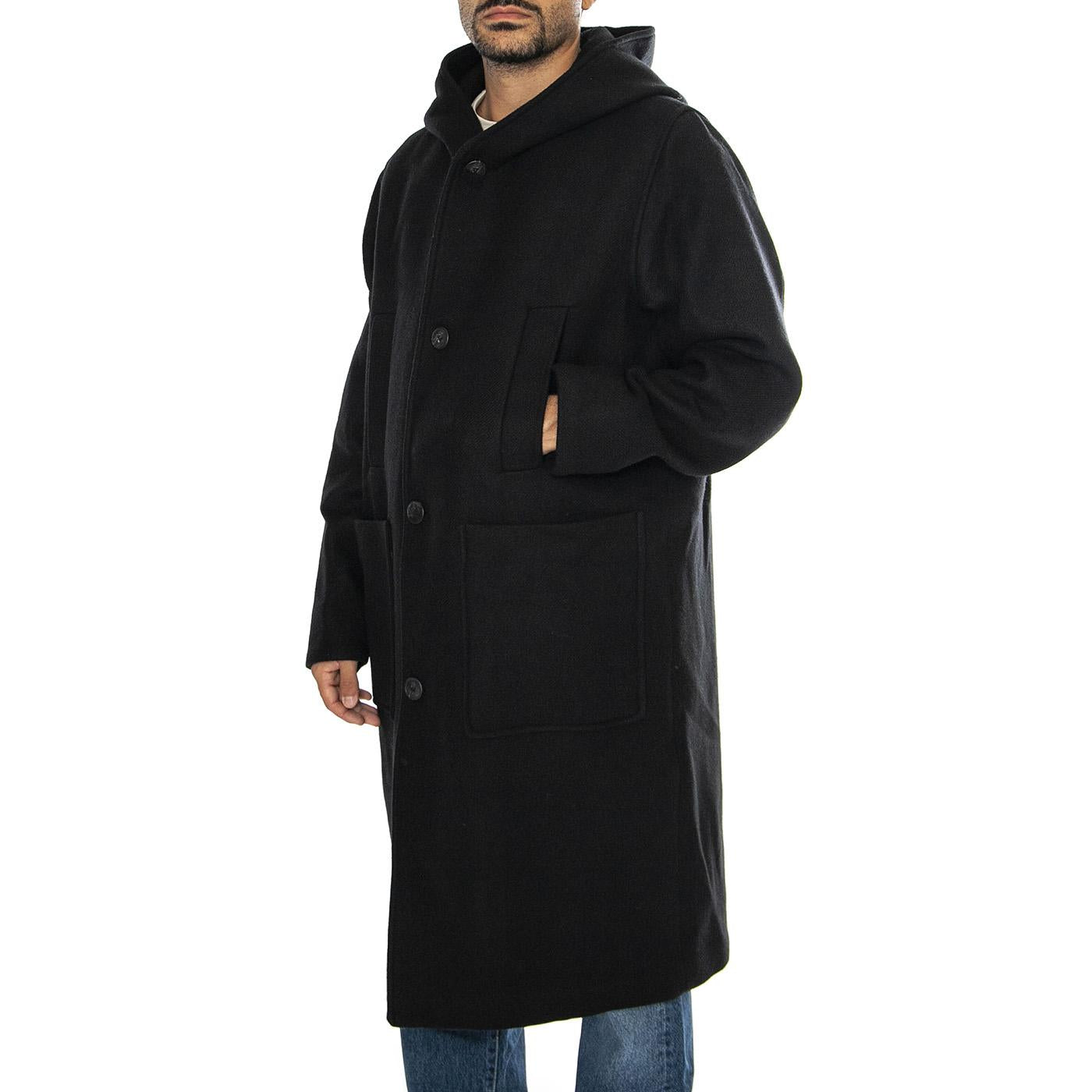Charlie Parka Black - Giacca Parka Uomo Nera 330909-110  ELVINE 