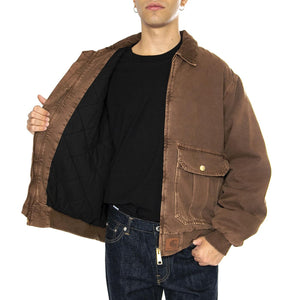 Stanton Jacket Chocolate / Chocolate stone dyed - Giacca Uomo Marrone I033826.2CU4J  CARHARTT WIP 