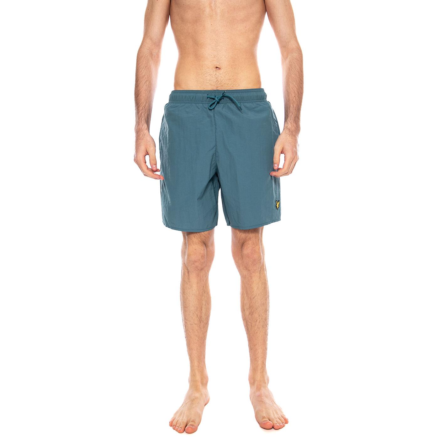 Plain Swim Short Denim Jeans - Costume da Bagno Uomo Blu SH1204VB Y13 LYLE & SCOTT 