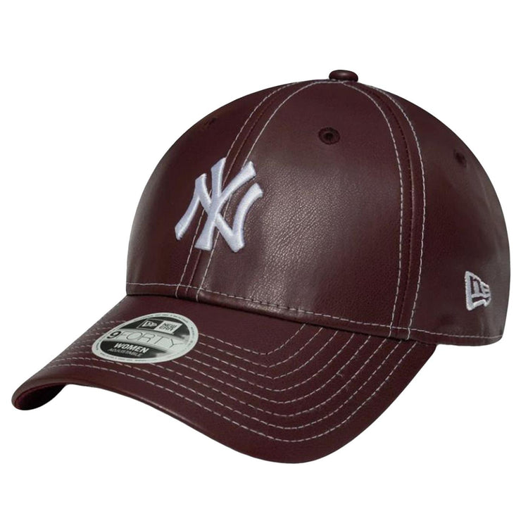 WMN TOPSTITCH PU 940 DARK RED NEW YORK YANKEESWMN Topstitch PU 940 Dark Red New York Yankees - Cappellino Rosso Scuro Donna 60691322 . NEW ERA 